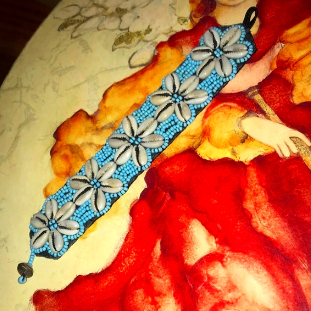 Shell Turquoise Bracelet Vintage Gorgeous